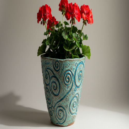 handmade flower pot  