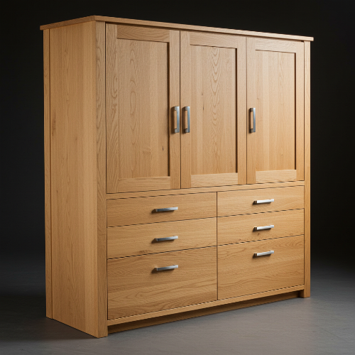 wooden cupboard